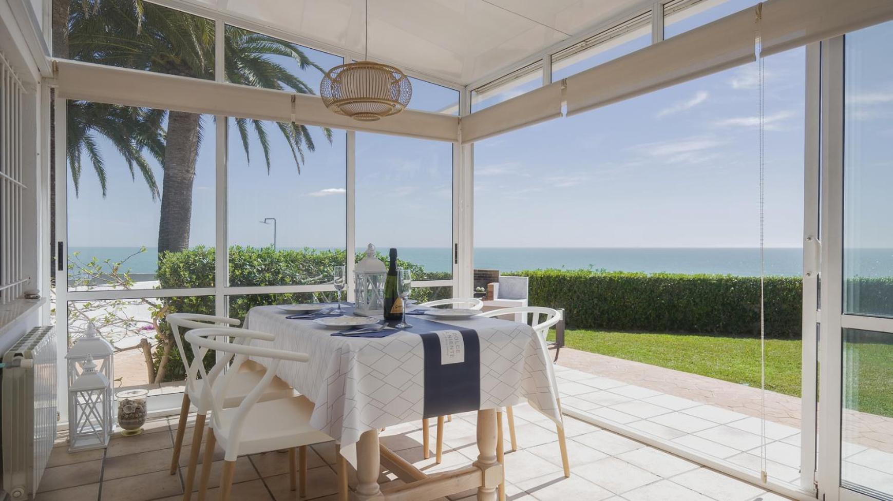 Casa Vesalia A 1A Linea De Mar Con Aa Y Wi-Fi. Villa Vinaros Exterior photo